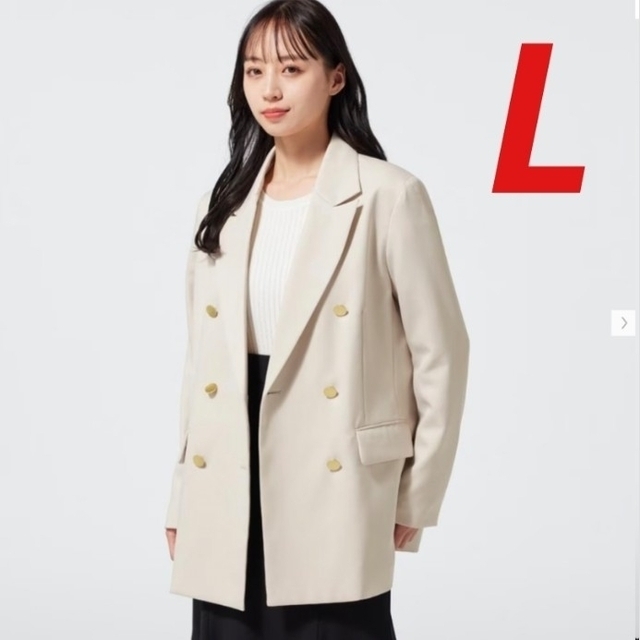 L ナチュラル　ダブルブレストブレザー ZARA H&M　ユニクロ