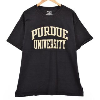 チャンピオン(Champion)の古着 チャンピオン Champion PURDUE UNIVERSITY パデュー大学 カレッジTシャツ メンズL /eaa313792(Tシャツ/カットソー(半袖/袖なし))