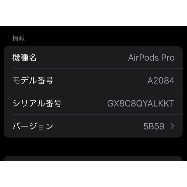 Apple(アップル)のAirPods Pro (第1世代) 充電ケースのみ Apple スマホ/家電/カメラのオーディオ機器(ヘッドフォン/イヤフォン)の商品写真