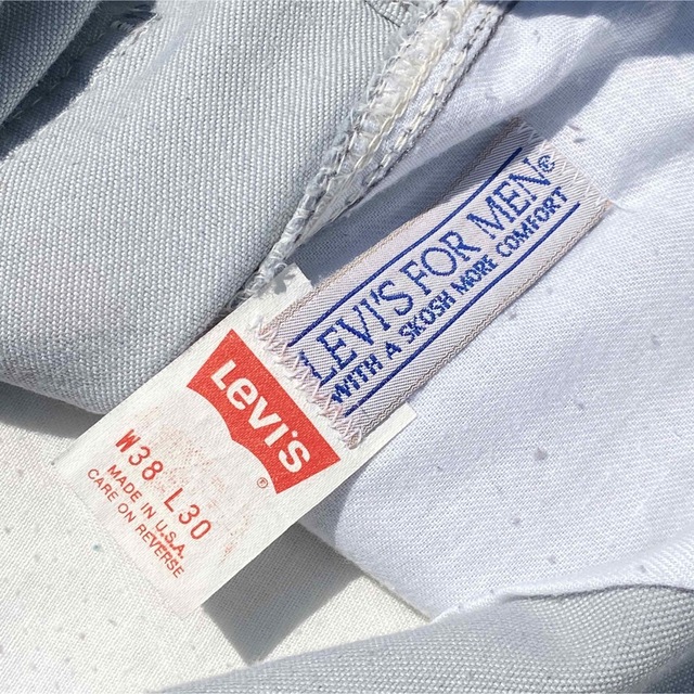 Levi's(リーバイス)のリーバイス フォーメン 80s  W38 L36 グレー ストレッチデニムパンツ メンズのパンツ(デニム/ジーンズ)の商品写真