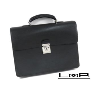 ルイヴィトン(LOUIS VUITTON)の■新同■　ルイ・ヴィトン ロブスト1 ビジネス ハンド バッグ ノワール M54532 【A72161】(ビジネスバッグ)