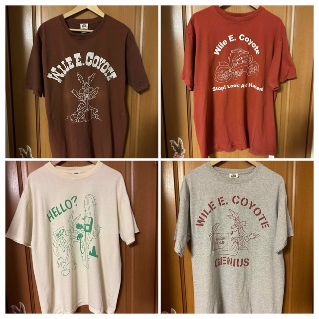 ワイリーコヨーテ  Tシャツ　4枚セット　キムタク着　 looney tunes メンズのトップス(Tシャツ/カットソー(半袖/袖なし))の商品写真