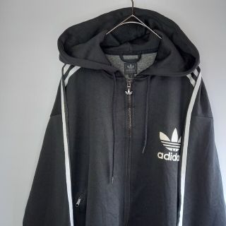 オリジナルス(Originals（adidas）)の00s　アディダス　トラックジャケット　パーカー　ジャージ　ストライプ　L(ジャージ)