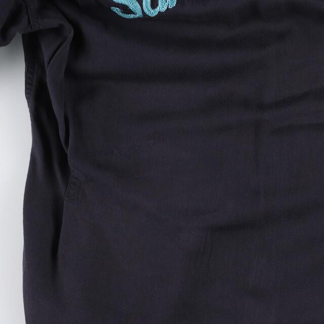 60年代 NAT NAST チェーン刺繍 オープンカラー ボウリングシャツ メンズM ヴィンテージ /evb000745 6