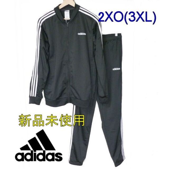 adidas - 大きいサイズ新品(3XL) アディダス黒 ジャージ上下セット ...