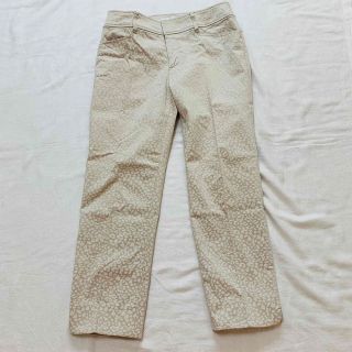 超美品❣️【レオパード柄】クロップドパンツ　9号(クロップドパンツ)