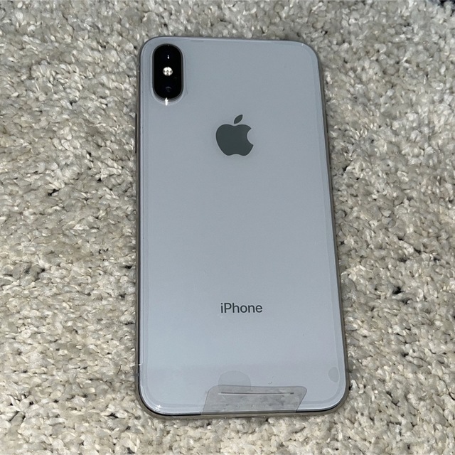 iPhone X 64GB シルバースマホ/家電/カメラ