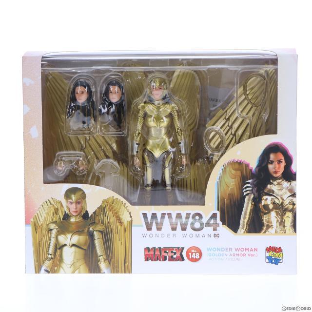 マフェックス No.148 MAFEX WONDER WOMAN GOLDEN ARMOR Ver.(ワンダーウーマン ゴールデンアーマーver) WONDER WOMAN 84(ワンダーウーマン 1984) 完成品 可動フィギュア メディコム・トイ