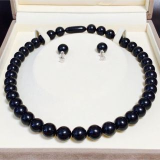 選べる2個セット 漆黒の宝石 ヴィクトリアンジェット ネックレス