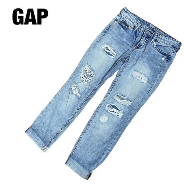 GAP(ギャップ)の【即日発送】GAP ダメージジーンズ ダメージデニム レディースのパンツ(デニム/ジーンズ)の商品写真