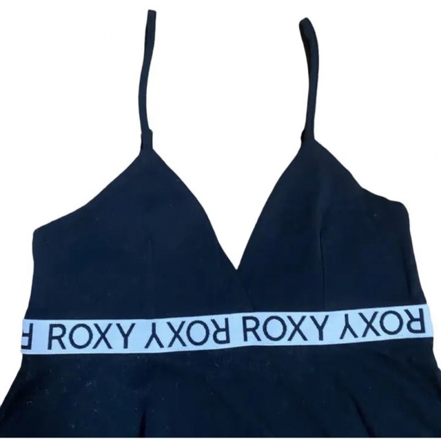 Roxy(ロキシー)の【即日発送】Roxy EMODA 美品 コラボワンピース フレアワンピース ロゴ レディースのワンピース(ひざ丈ワンピース)の商品写真