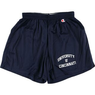 チャンピオン(Champion)の古着 チャンピオン Champion カレッジ メッシュショーツ ショートパンツ メンズL /eaa328102(ショートパンツ)