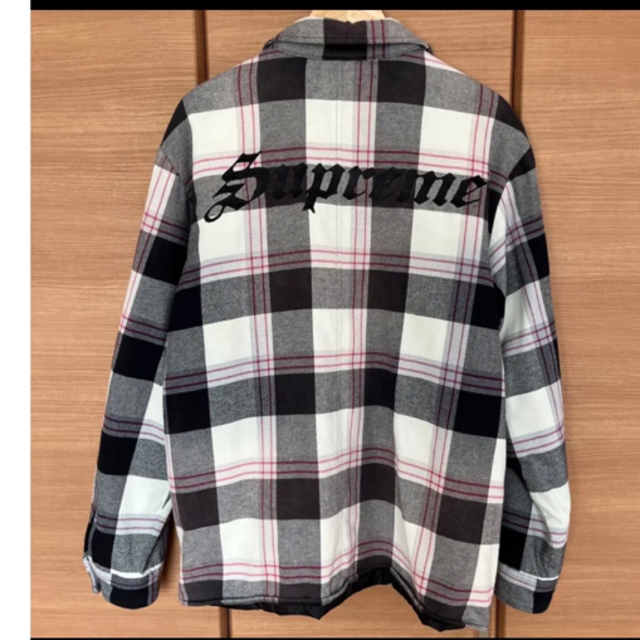 L☆ supreme フランネルシャツジャケット☆ L☆ supreme フランネルシャツジャケット☆