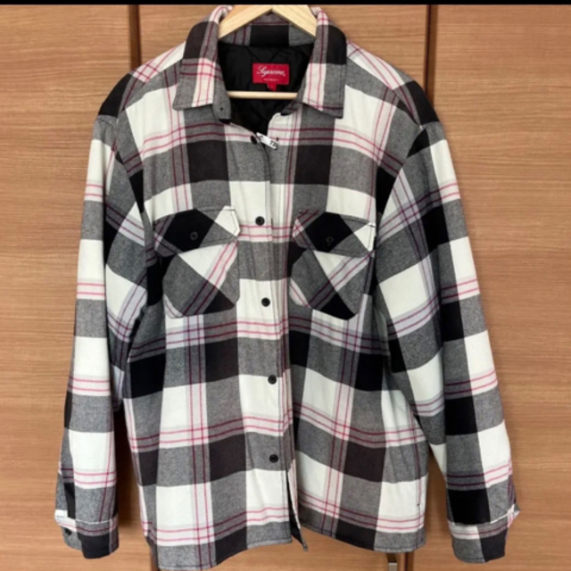 L☆ supreme フランネルシャツジャケット☆ L☆ supreme フランネルシャツジャケット☆