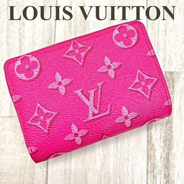 LOUIS VUITTONポルトフォイユ ルー　二つ折り財布フューシャICチップ