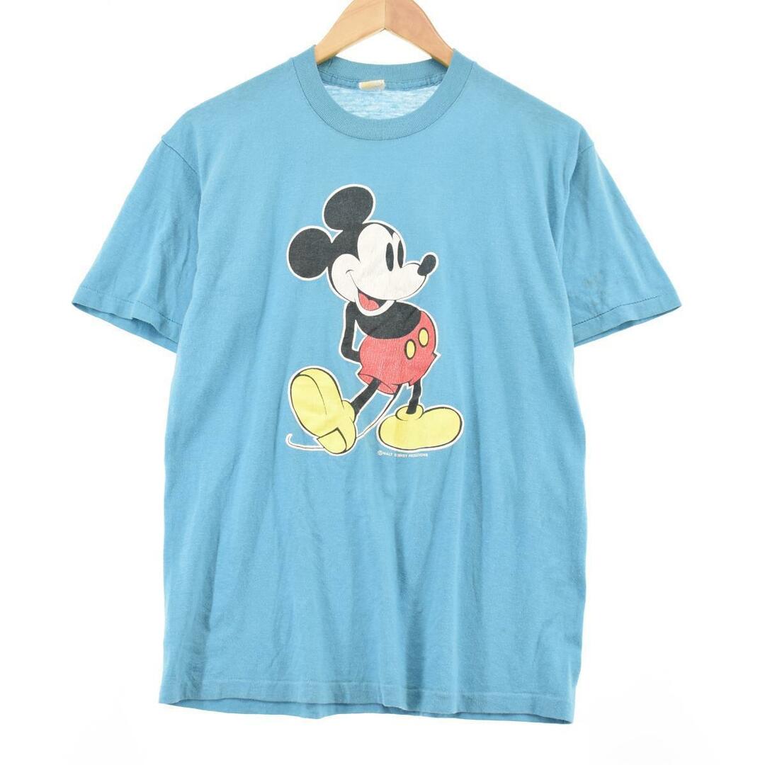 80年代 ベルバシーン VELVA SHEEN MICKEY MOUSE ミッキーマウス キャラクタープリントTシャツ USA製 メンズS ヴィンテージ /eaa320164eaa320164取扱店