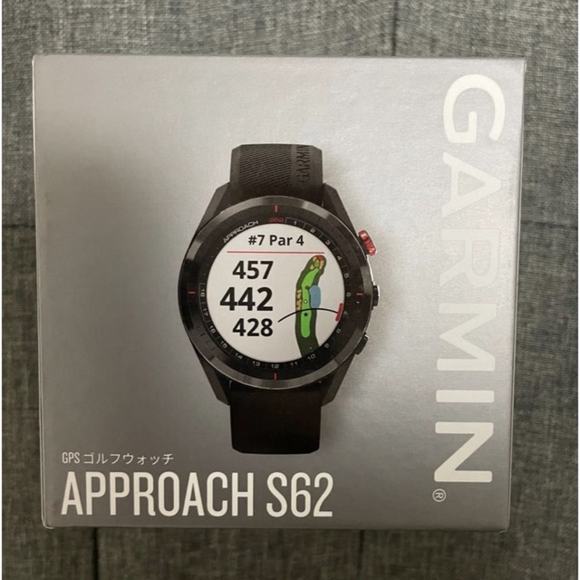 GARMIN(ガーミン)の【新品未使用】GARMIN Approach S62 メンズの時計(腕時計(デジタル))の商品写真