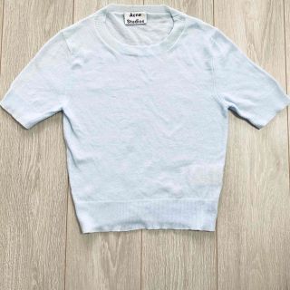 バーニーズニューヨーク(BARNEYS NEW YORK)の【新品未使用】半袖ニット/XS(Tシャツ(半袖/袖なし))