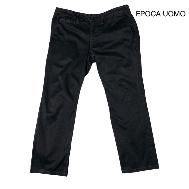 EPOCA UOMO エポカウォモ ストレートパンツ ネイビー 50 XL相当生産国中国