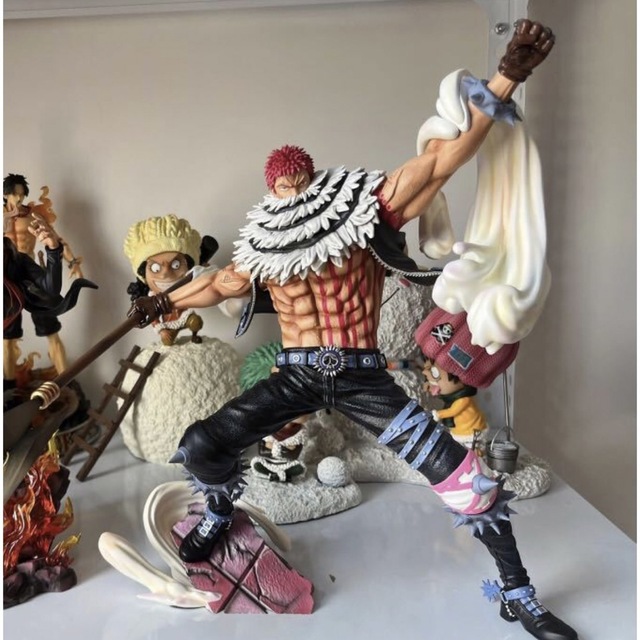 25cm正規品専用箱付きワンピース　ONE PIECE　フィギュア　ガレージキット　高級樹脂製　カタクリ