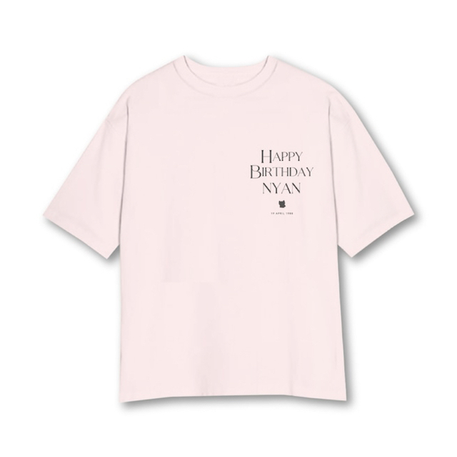Her lip to(ハーリップトゥ)の❤️新品未使用❤️こじはる生誕記念Tシャツ pink XLサイズ メンズのトップス(Tシャツ/カットソー(半袖/袖なし))の商品写真