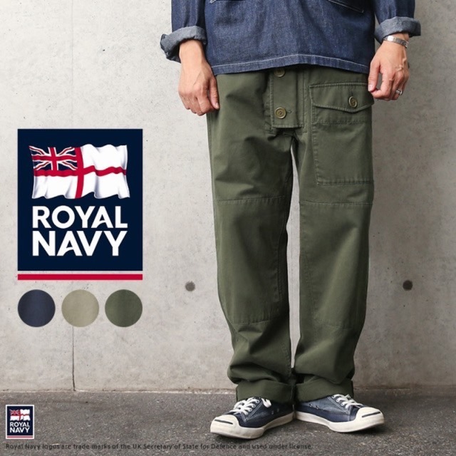 【美品♡】ROYAL NAVY オーバー　トラウザーパンツ　ミリタリーパンツ