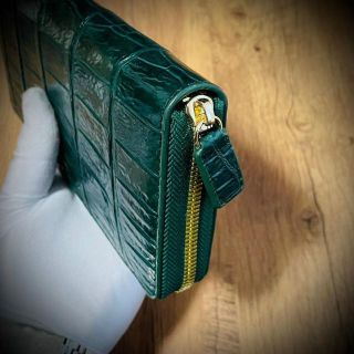 ショッピング買付 クロコダイル メンズ財布 長財布 本革 ワニ 証明書付