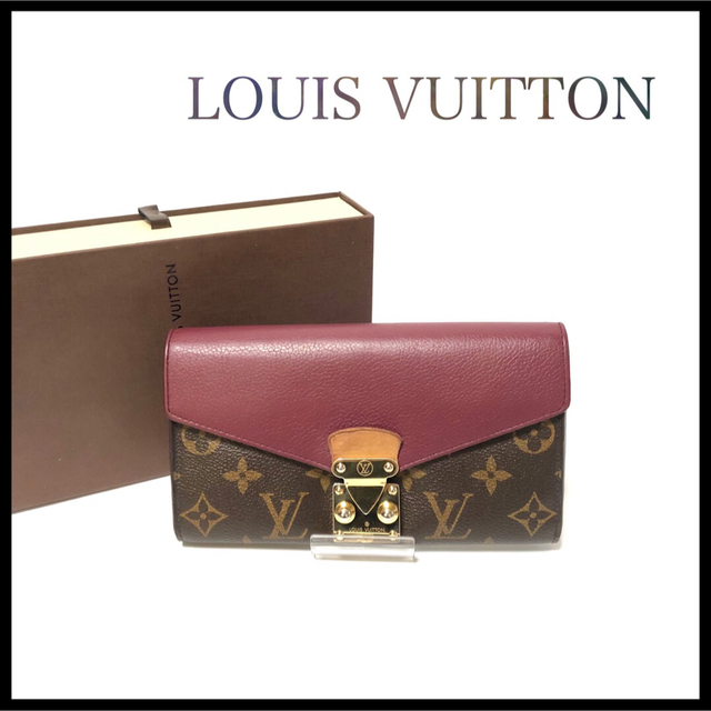 激安価格 【美品】LOUISVUITTONヴィトンポルトフォイユパラス長財布