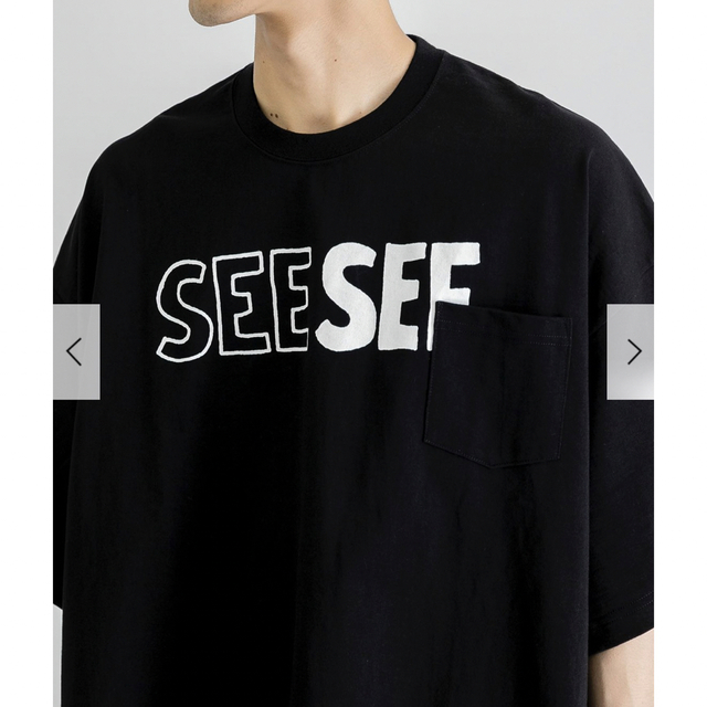 1LDK SELECT(ワンエルディーケーセレクト)のsee see T ennoy creek xl black メンズのトップス(Tシャツ/カットソー(半袖/袖なし))の商品写真