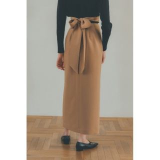 クラネ(CLANE)のSIDE CUT RIBBON SKIRT クラネ(ロングスカート)