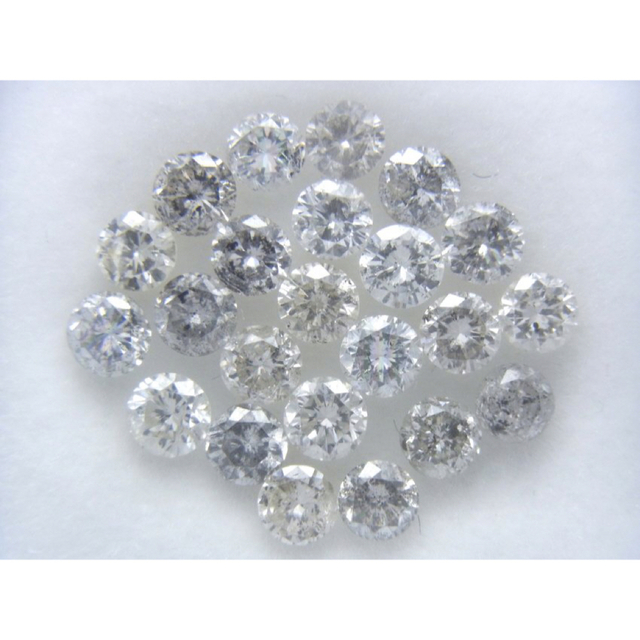 素敵でユニークな ホワイト・ブラウンカラー系 合計2.00ct 天然