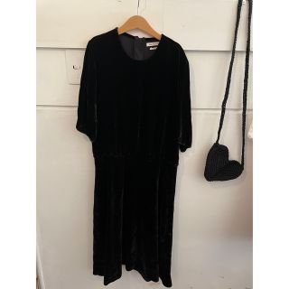 イザベルマラン(Isabel Marant)のISABEL MARANT velours dress.(ロングワンピース/マキシワンピース)