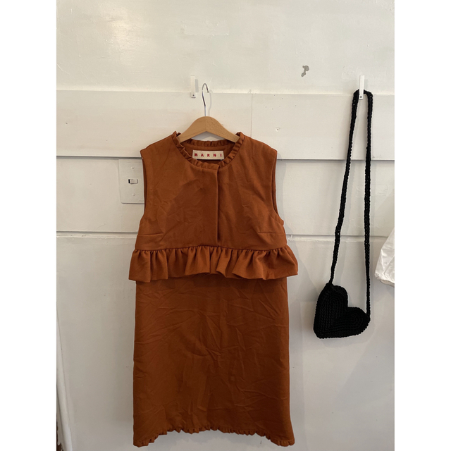 Marni(マルニ)のMARNI frill onepiece. レディースのワンピース(ひざ丈ワンピース)の商品写真