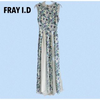 新品タグ付き FRAY I.D フラワー刺繍チュールワンピース ドレス