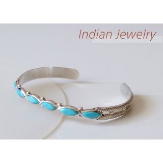 ロンハーマン(Ron Herman)のナバホ IndianJewelryインディアンジュエリー ターコイズバングル(ブレスレット/バングル)