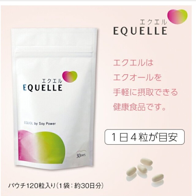 大塚製薬(オオツカセイヤク)の大塚製薬 エクエル パウチ 30日分 120粒 コスメ/美容のボディケア(その他)の商品写真