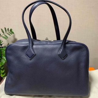 エルメス(Hermes)の【ikechan53様専用】HERMES エルメスヴィクトリアⅡ 35 ネイビー(トートバッグ)