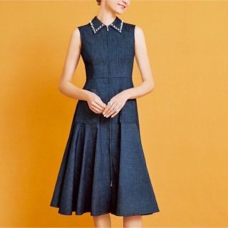 FOXEY - フォクシー《Dress Mylene》インディゴ 38の通販|ラクマ