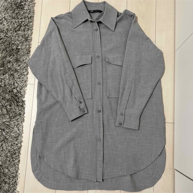 ZARA(ザラ)のZARA オーバーシャツ レディースのトップス(シャツ/ブラウス(長袖/七分))の商品写真