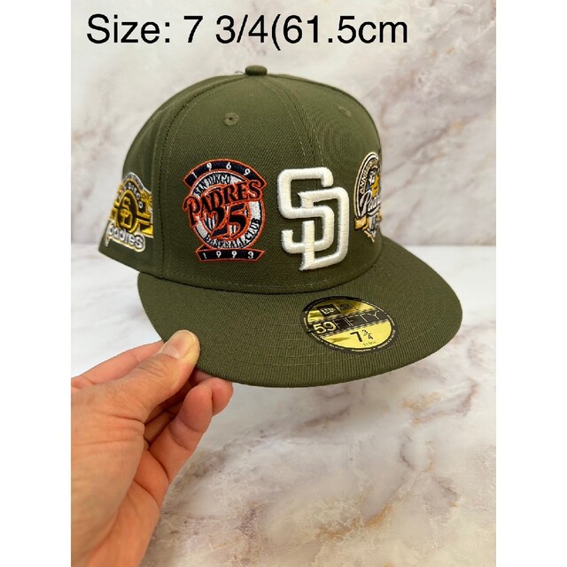 Newera 59fifty サンディエゴパドレス マルチサイドパッチ キャップ