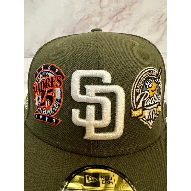 Newera 59fifty サンディエゴパドレス マルチサイドパッチ キャップ