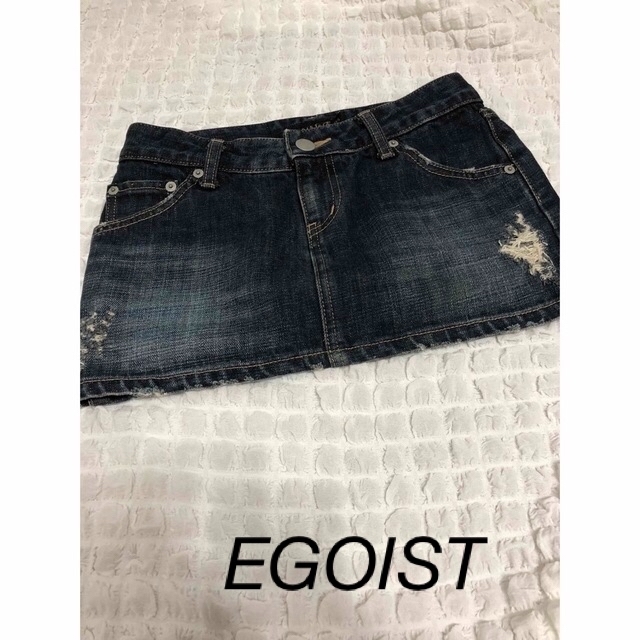 EGOIST(エゴイスト)のEGOIST  デニム　スカート　ミニ　25 レディースのスカート(ミニスカート)の商品写真