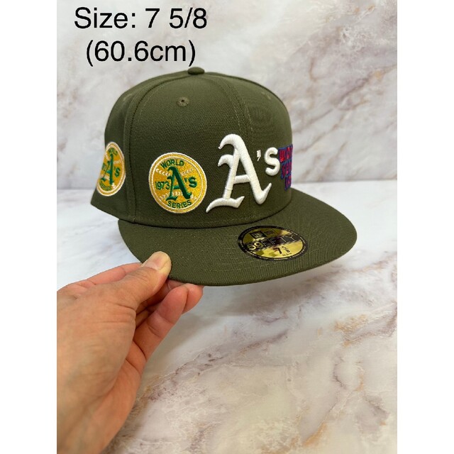 Newera 59fifty オークランドアスレチックス マルチサイドパッチ