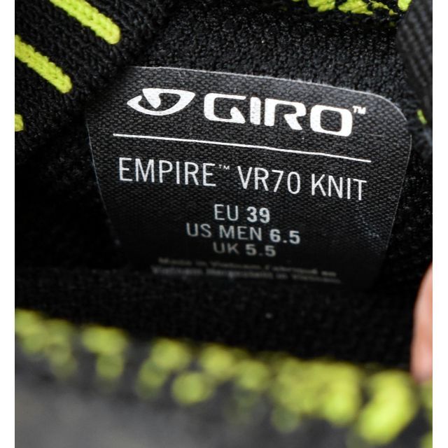 Giro Empire VR70 Knit シューズ size:EUR/39