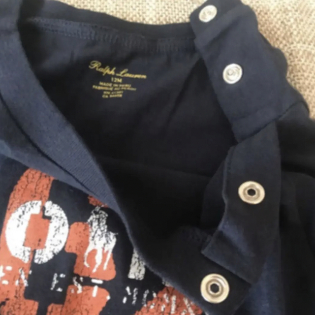 POLO RALPH LAUREN(ポロラルフローレン)のラルフローレン　可愛いキッズTシャツ　ポロ　80 長く使える　新品未使用タグ付き キッズ/ベビー/マタニティのベビー服(~85cm)(Ｔシャツ)の商品写真