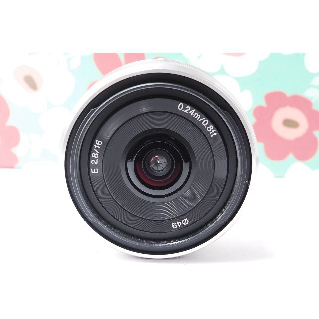 ❤SONY 単焦点 SEL16F28❤パンケーキレンズ Eマウント❤ 大人気❤️ 3