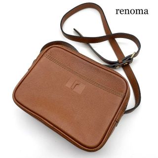 レノマ(RENOMA)のレノマ　renoma ショルダーバッグ　レザー　ブラウン(ショルダーバッグ)