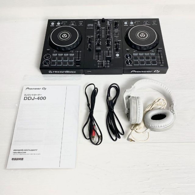 極美品】Pioneer DDJ-400 DJコントローラー 付属品多数 完動
