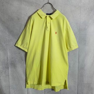 ラルフローレン(Ralph Lauren)のラルフローレン　ポロシャツ XLサイズ　イエロー　半袖　Tシャツ(ポロシャツ)