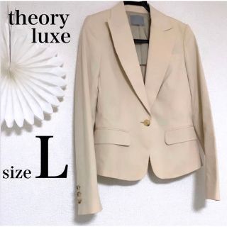 セオリー(theory)のtheory luxe ✨テーラージャケット✨　シングル　ワンボタン　Lサイズ(テーラードジャケット)